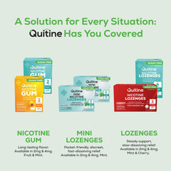 Quitine 30-day money-back guarantee supports risk-free quitting attempts