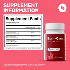 QurItAll BerryQure dandelion extract visual indicates botanical support.