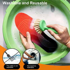 Quunoot heavy-duty arch-support insoles reduce fatigue during long shifts.