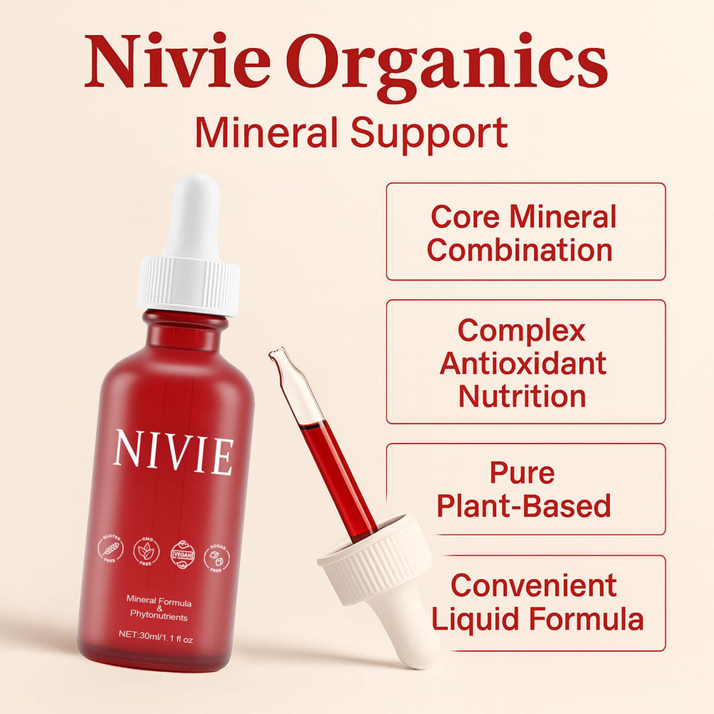 QUZOYU Nivie Thyroid Drops pour shows precise dosing in routine.