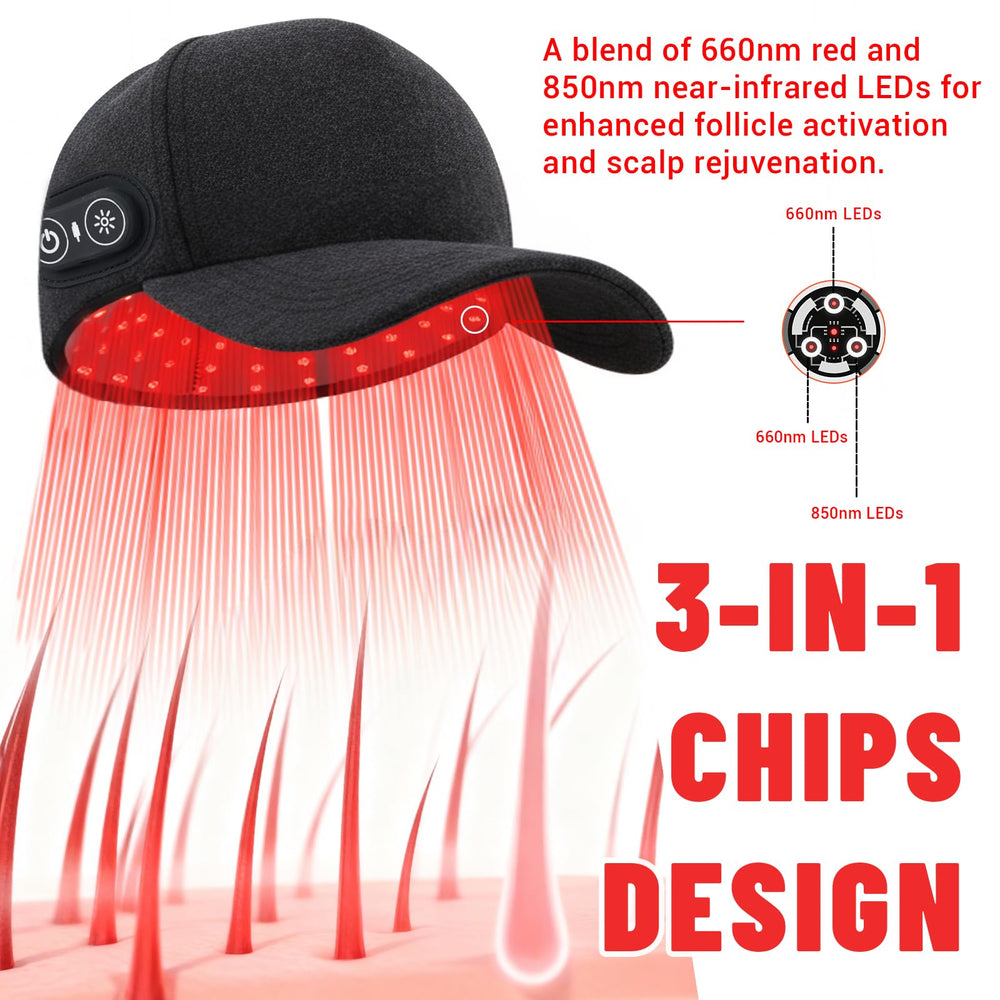 Qydenova wireless cap with 2000mAh battery for hands-free sessions