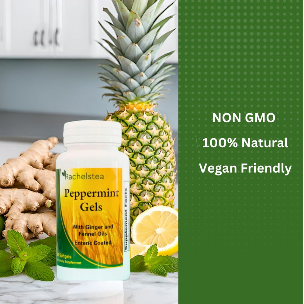 Rachelstea Peppermint Gels before meals serving suggestion image