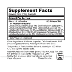 Rachelstea Rachel’s Pro 100 Probiotic recommended in the morning on an empty stomach.