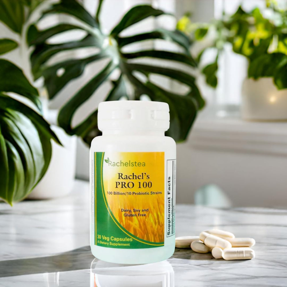 Rachelstea Rachel’s Pro 100 Probiotic suits both women and men.