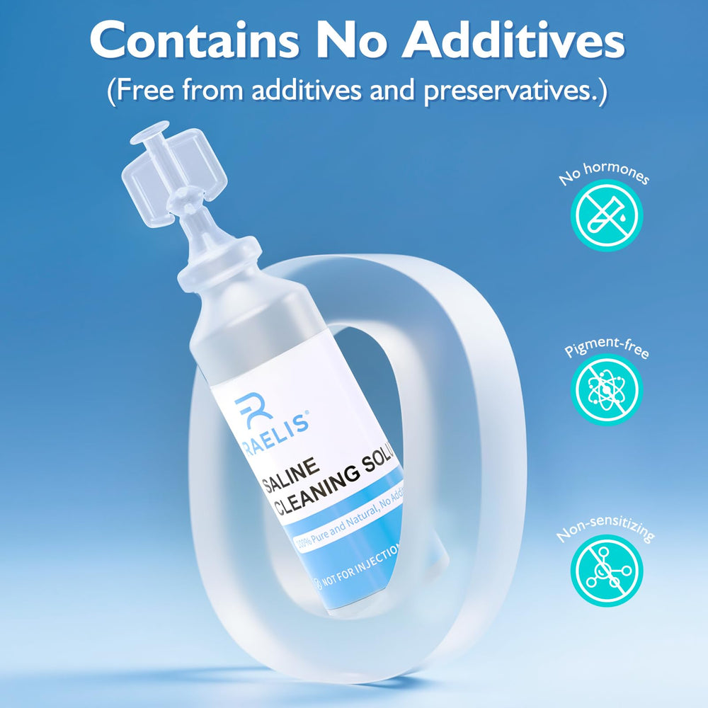 RAELIS saline solution travel-friendly case for on-the-go tasks