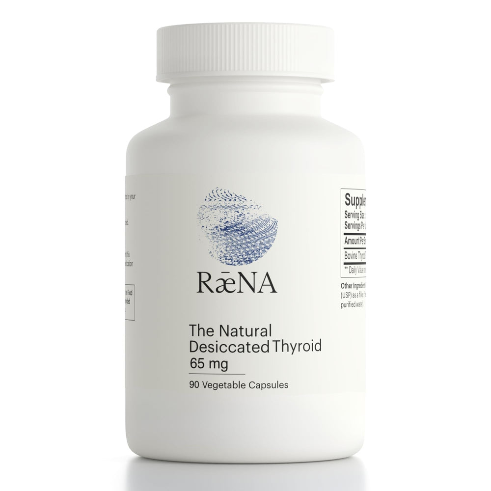 Raena Premium Bovine bottle: easy daily capsules for natural nutritional support.