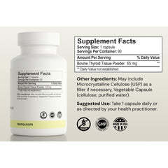 Raena Premium Bovine capsules close-up: pure formula for daily wellness.