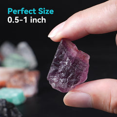 Rahato natural gemstones assortment highlights varied colors for DIY projects.
