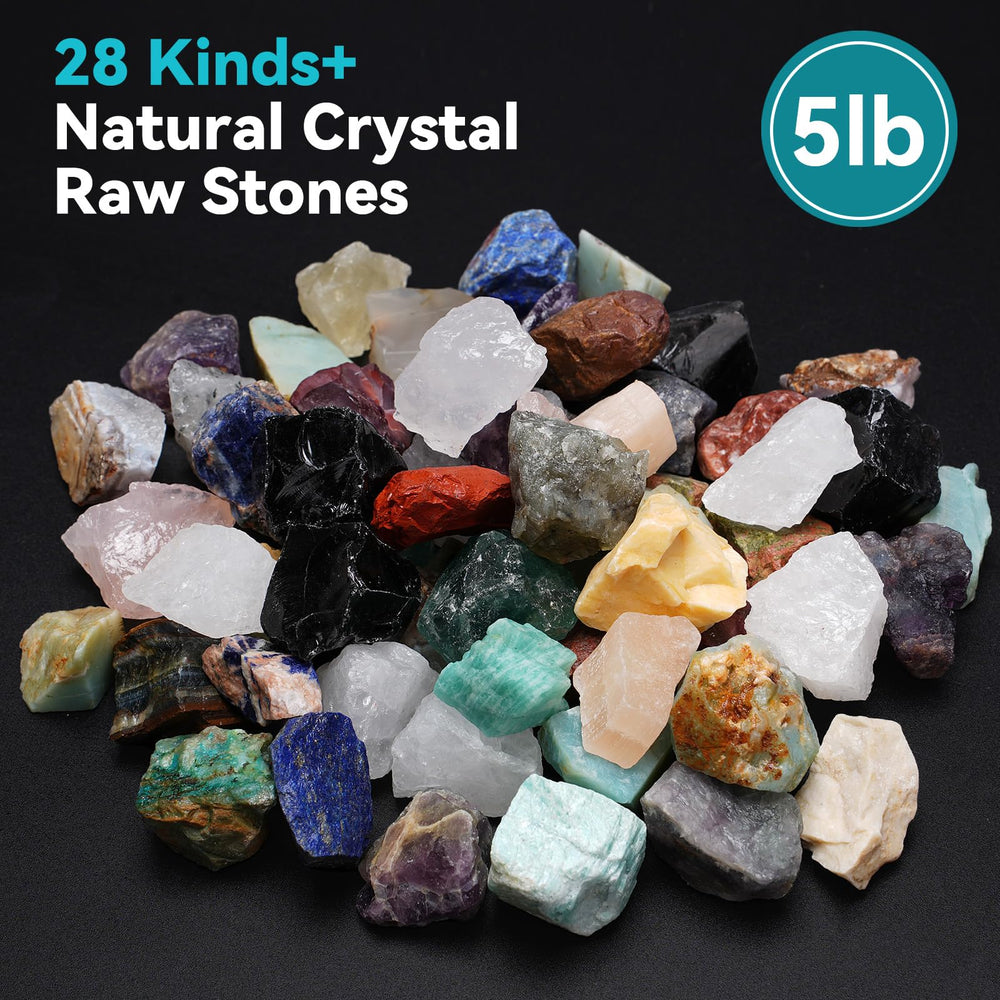Rahato rocks for tumbling with a varied, educational assortment of stones.