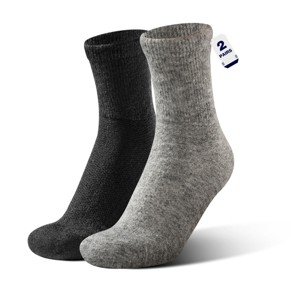 Rahhint Alpaca wool diabetic socks with easy-fit design for daily comfort.