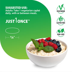 Rainbow Light Women's One 50+ probiotics scene emphasizing gut-friendly support.