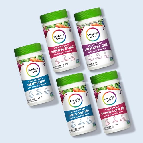Rainbow Light Women's One powder in a fruit smoothie for flavor.