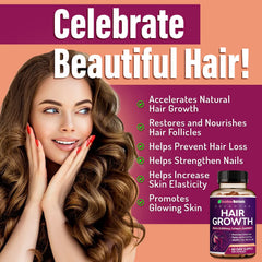 Rainbow Nutrients Hair Growth capsules close-up showing veggie capsules