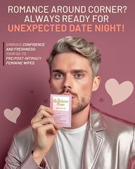 RainbowPana Feminine Wipes on-the-go pack for travel and everyday use