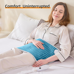 RAINOVA heating pad throw auto shut-off indicator on display