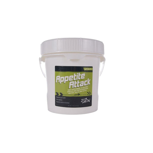 Ralco Show Appetite Attack bottle on display for daily gut health support.