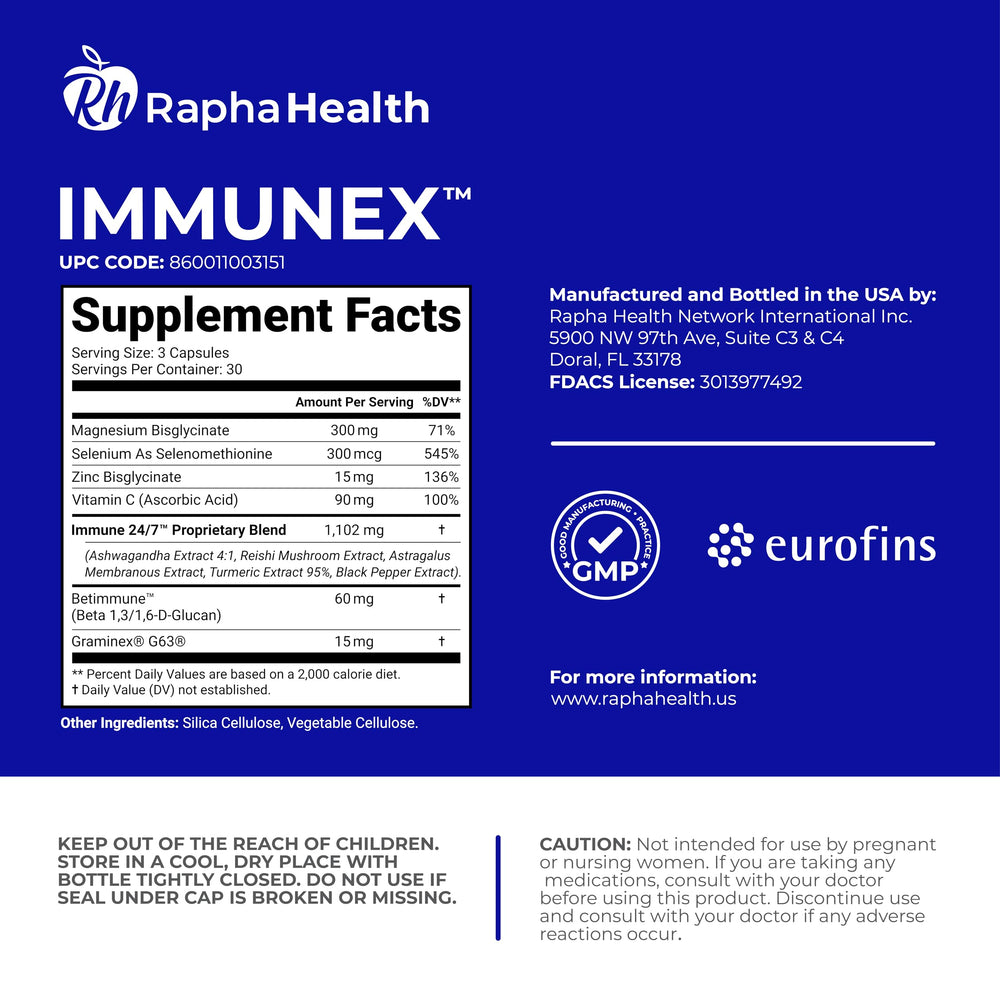 RAPHA HEALTH Immune 247 packaging design highlighting quality and care