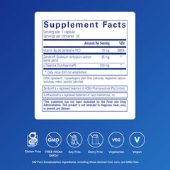 Close-up of Rapid Calm capsules, a fast-acting calm option.