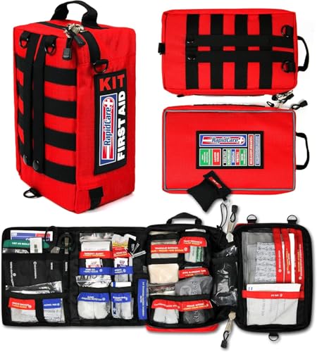 Rapid Care First Aid Kit color-coded contents aid rapid item locating