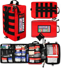 Rapid Care First Aid Kit color-coded contents aid rapid item locating