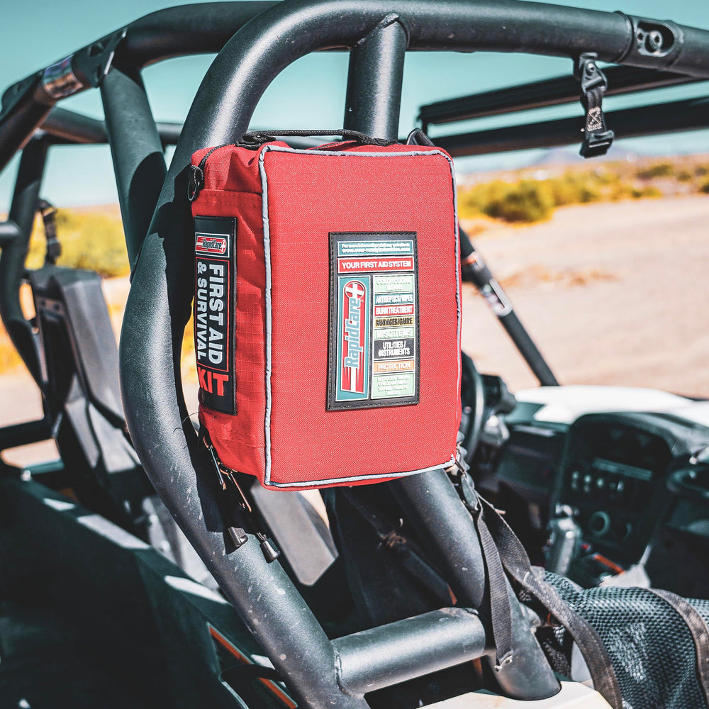 Rapid Care First Aid Kit quick-access labels support fast safety checks