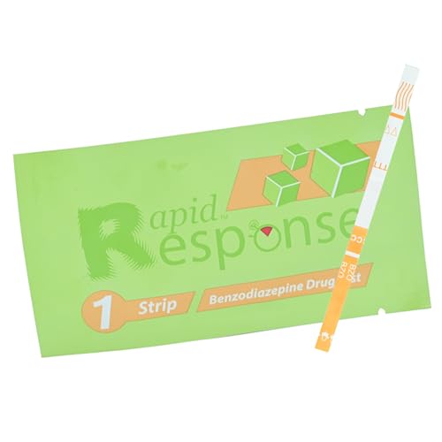 Rapid Response Benzodiazepines test strip pack-100 for bulk screening.