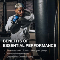 RAW Essential Performance Sour Watermelon flavor image for a tasty stim-free option.