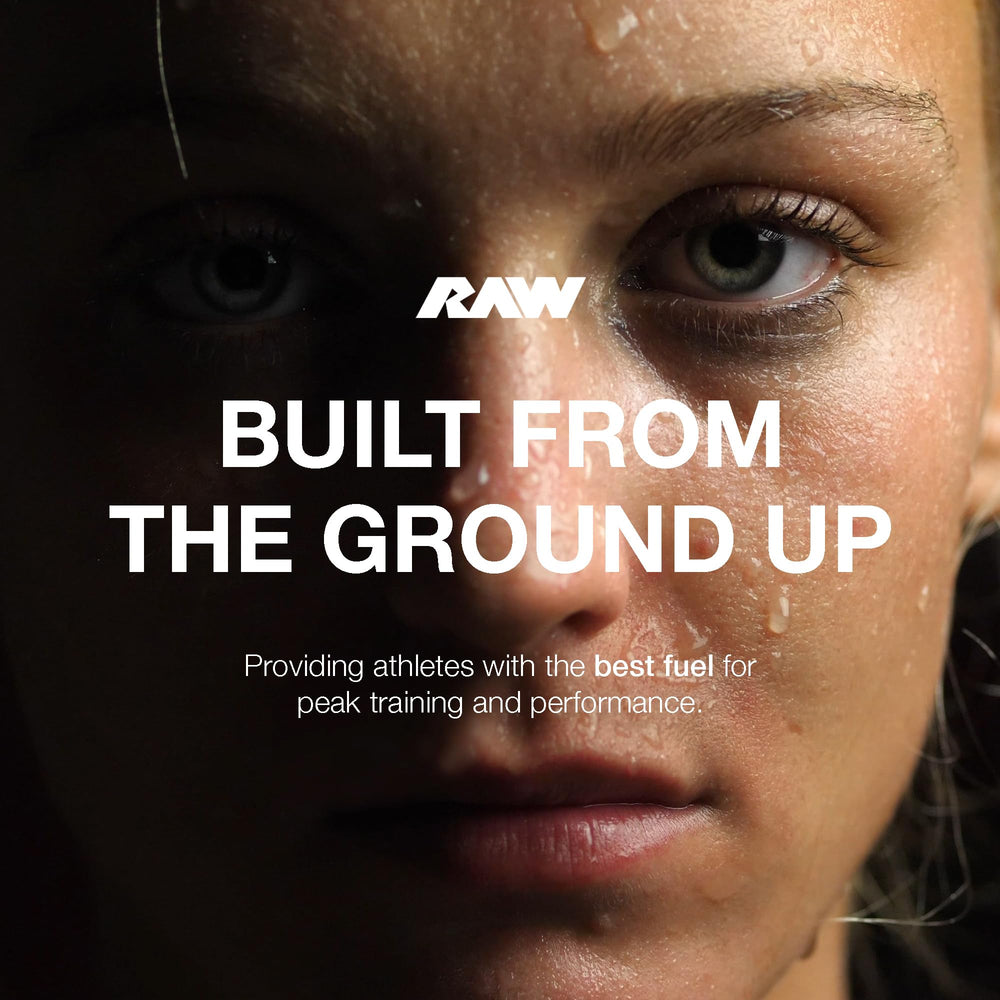 RAW Essential Performance powder dissolving in liquid for a smooth clean mix.