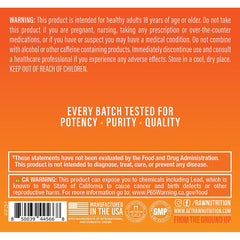 RAW Essential Pre-Workout orange serving helps you train harder with energy and drive.