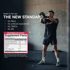 RAW Essential Pre-Workout Watermelon Grape in shaker with ice for cool energy.