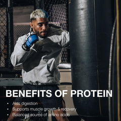 RAW Whey Isolate Cold Brew label confirms hormone-free and GMO-free promise