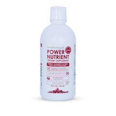 Rawleigh Power Nutrient cranberry bottle shows 32 oz size for daily use