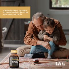 RAWYA two-pack display emphasizes savings and consistency.