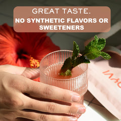 Rayvi Adrenal daily-hydration packets for on-the-go routines.