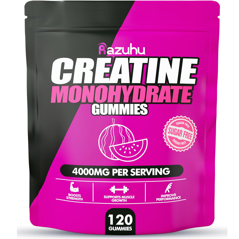 Razuhu Sugar-free Watermelon Gummies ready for a clean flavor boost.