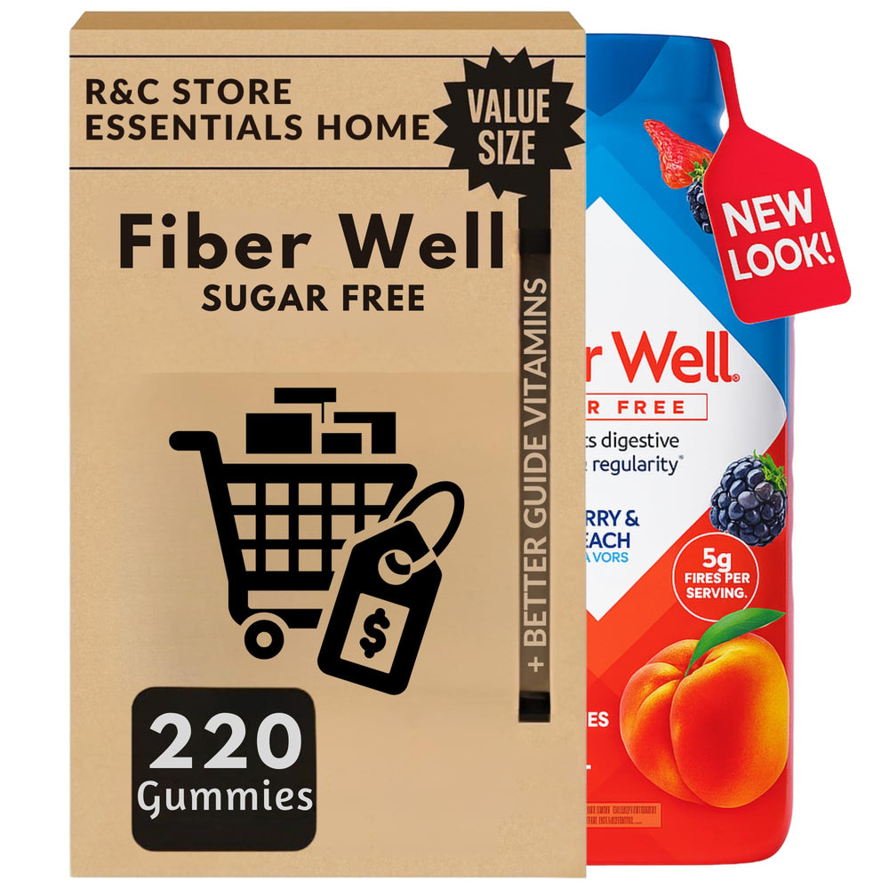Vita Fiber Well Gummies flavors close-up showing berry and peach taste