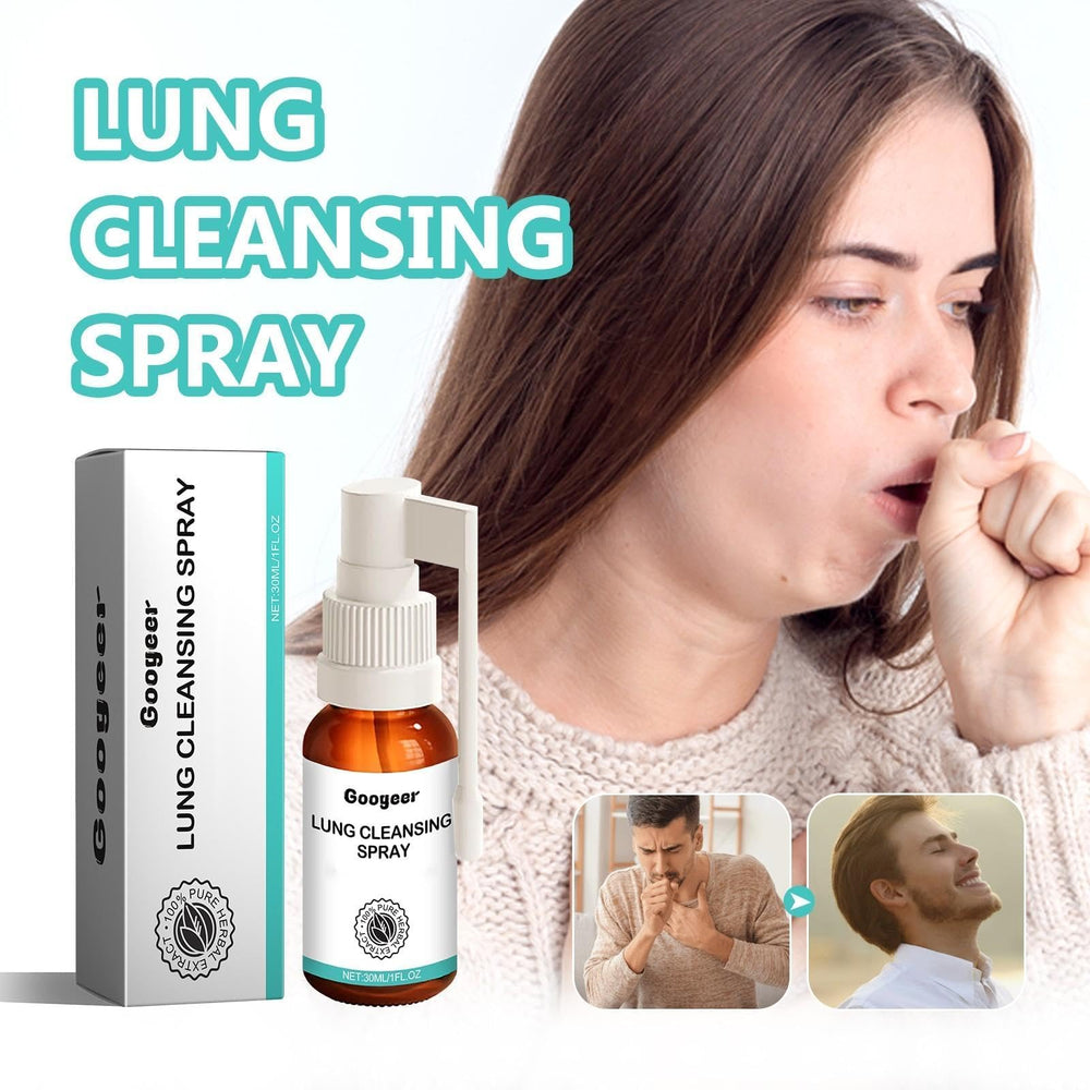 RCSCBC Saffra Lung Cleansing Spray packshot highlights herbal formula for natural cleansing