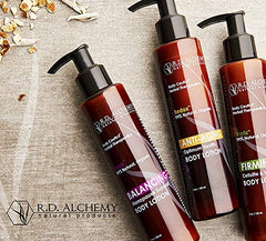 RD Alchemy Balance ingredients view emphasizes natural extracts for skin balance.