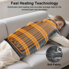 RDDSIVS heating pad back area covered in soft fabric for full coverage warmth