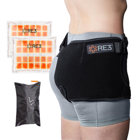 RE3 shoulder ice core blanket ready for targeted cold therapy and comfort