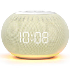 REACHER auto-dimmable alarm clock with white noise display promotes peaceful sleep