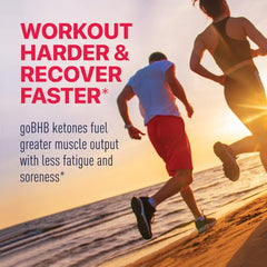 Real Ketones BHB energy powder packaging emphasizes electrolyte blend.