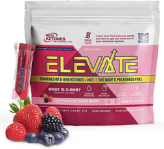 Real Ketones exogenous ketones packets mixed berry for keto hydration and focus