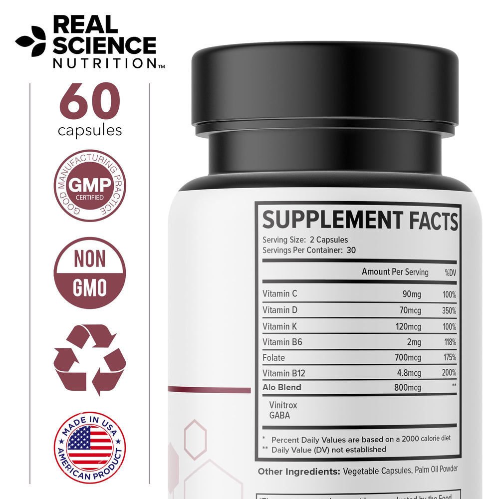 Real Science Nutrition Alopecinol Miracle product visual communicates at-home hair health support