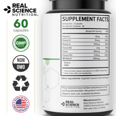 Real Science Nutrition Bowel Miracle packaging design for convenient daily use