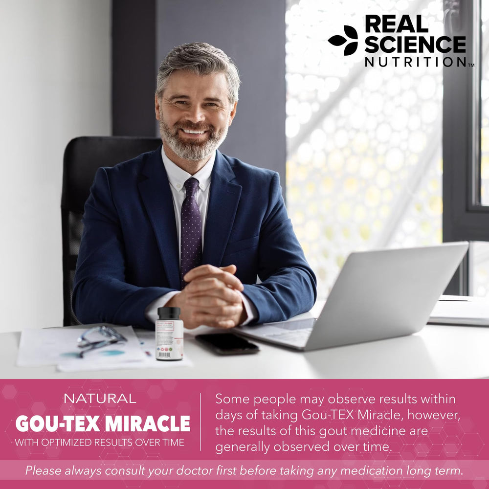 Real Science Nutrition Gou-Tex Miracle pantry display for easy daily routine