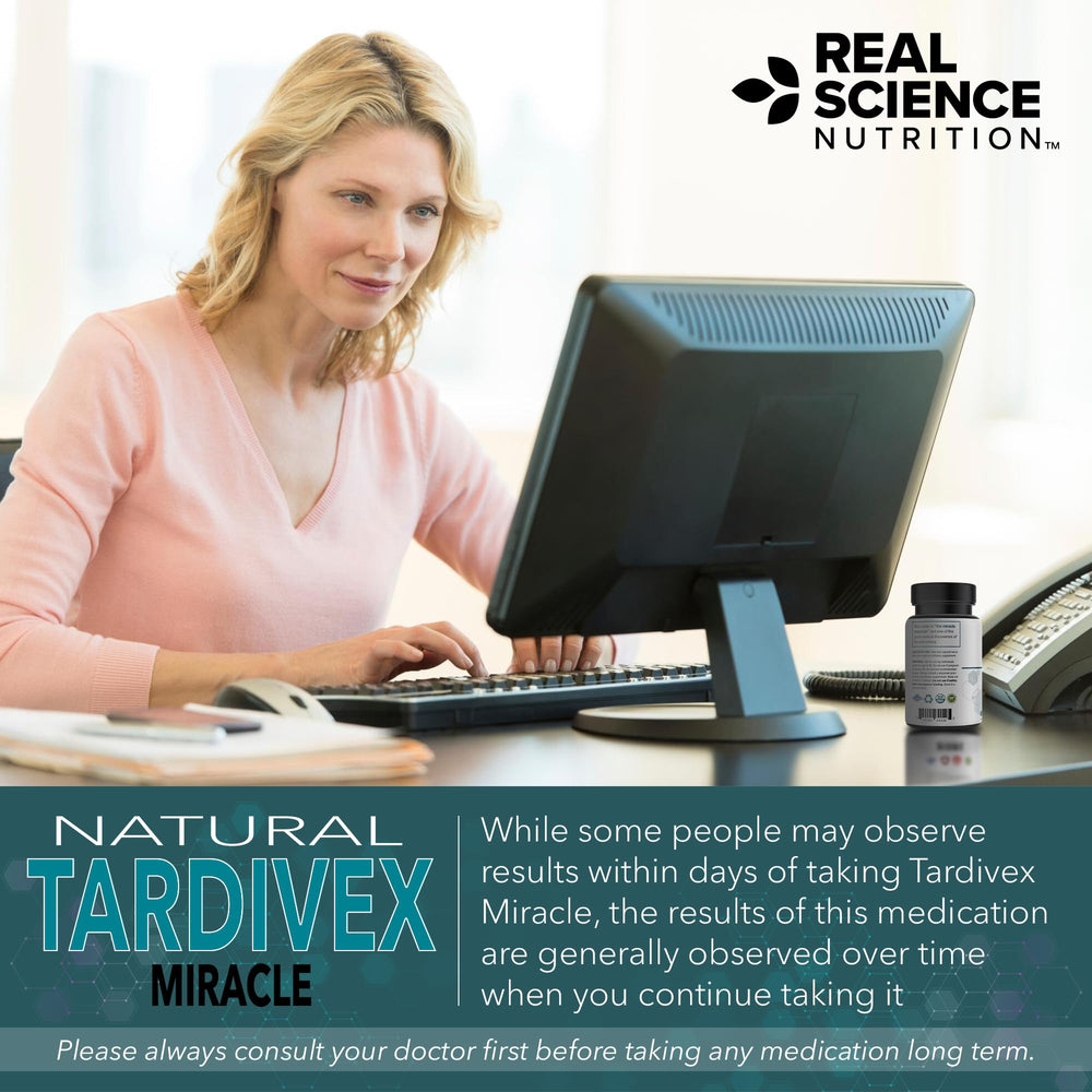 Real Science Tardivex USA label confirms domestic manufacturing.