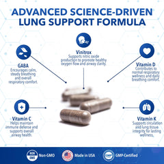 Real Science Throat & Lung Detox USA facility indicating manufacturing in an FDA-registered environment.