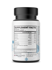 Cap and label detail show non-GMO formulation and clean ingredients.