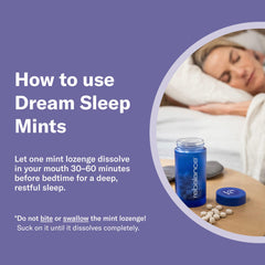 Rebalance Dream pack on shelf, discreet, sugar-free option for nightly rituals.